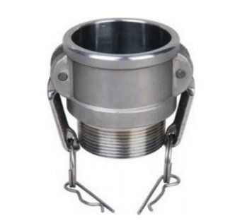 Муфта (мама) CAMLOCK тип B &mdash; з'єднувальна муфта з зовнішньою різьбою BSPT, алюміній, B-050 (&frac12;") CAM-001-0047 фото
